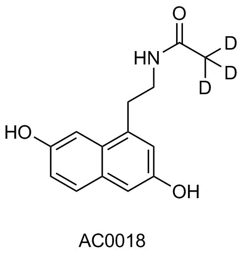3-Hydroxy-7-desmethyl agomelatine D3