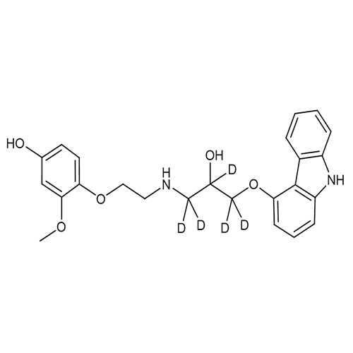 4'-Hydroxyphenyl Carvedilol D5