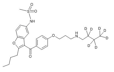 N-Desbutyl Dronedarone D7 HCl