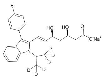 3R,-5S-Fluvastatin D6 Sodium Salt
