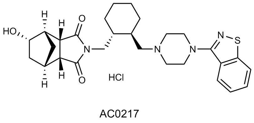 Lurasidone Inactive Metabolite 14326, 5β/6β-Hydroxy Lurasidone Hydrochloride (Mixture of Diastereomers)