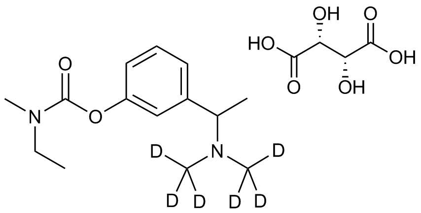 (R)-Rivastigmine D6 Tartrate Salt