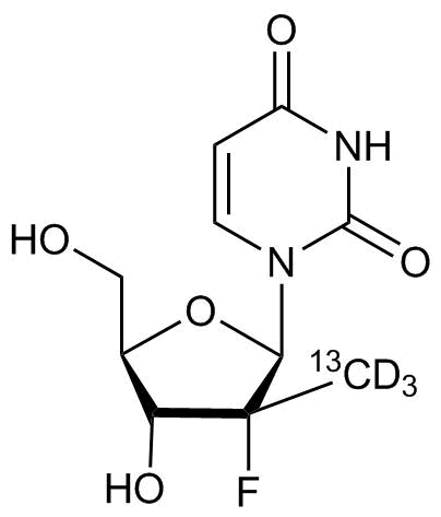 Sofosbuvir Metabolites GS331007-13C D3